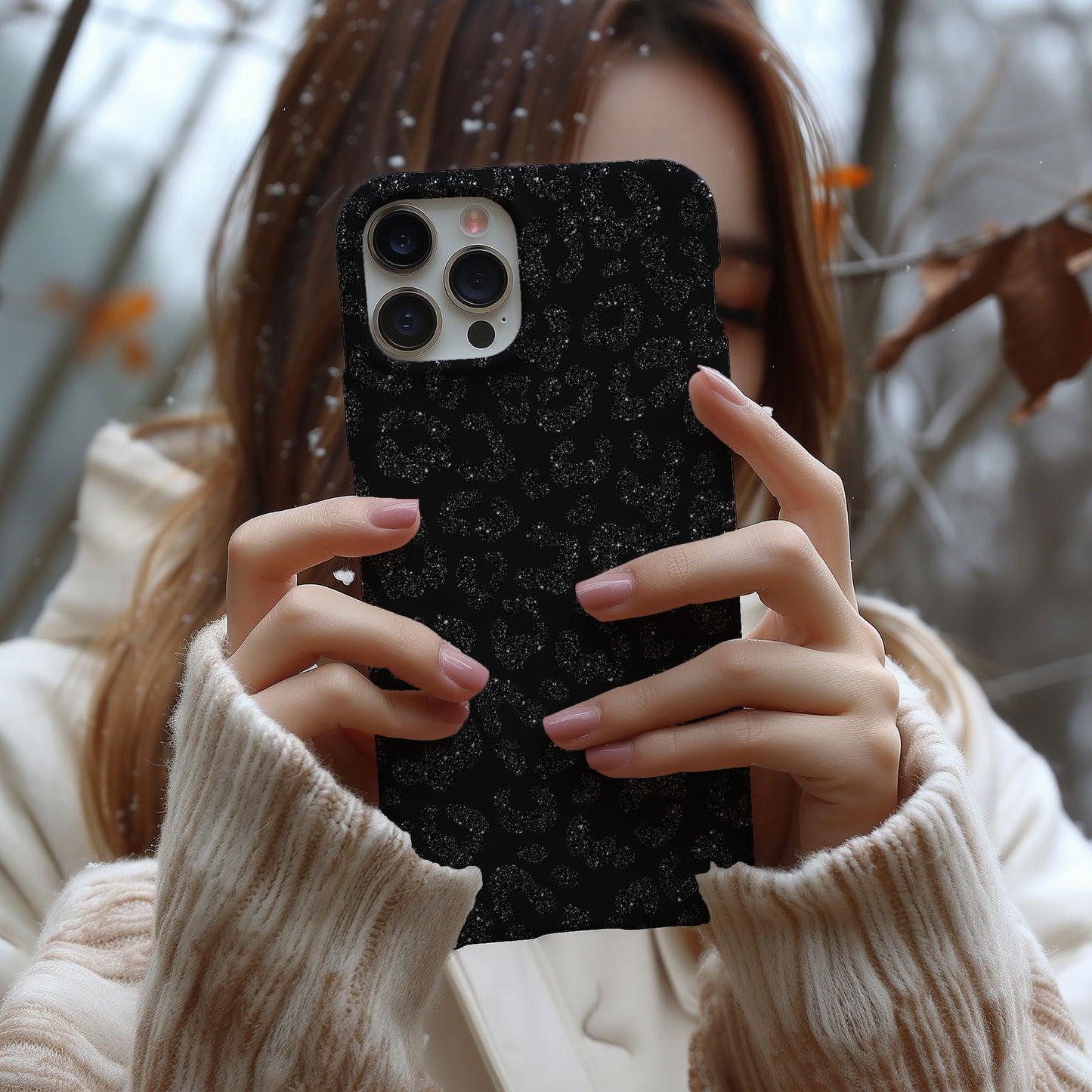 Sparkly Leopard Print Magsafe iPhone Case - Techy Treasures -  