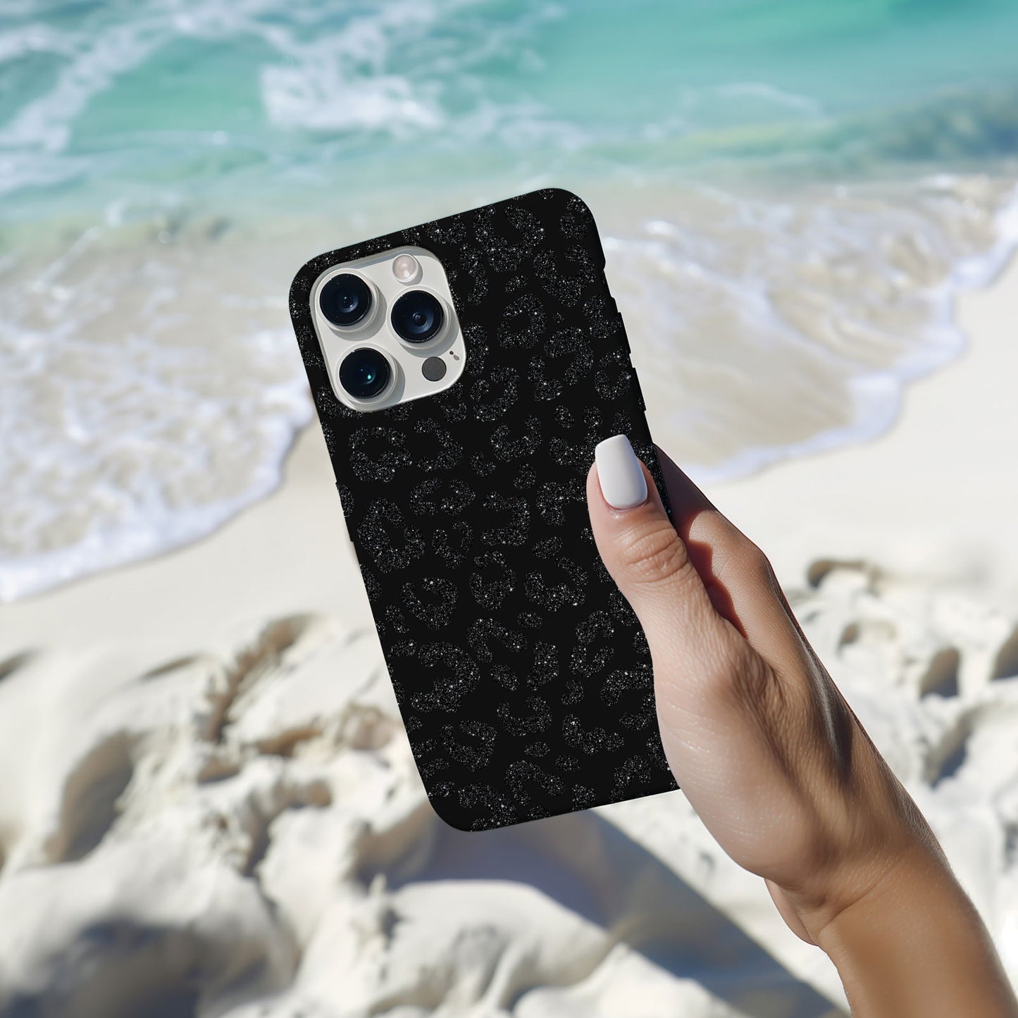 Sparkly Leopard Print Magsafe iPhone Case - Techy Treasures -  