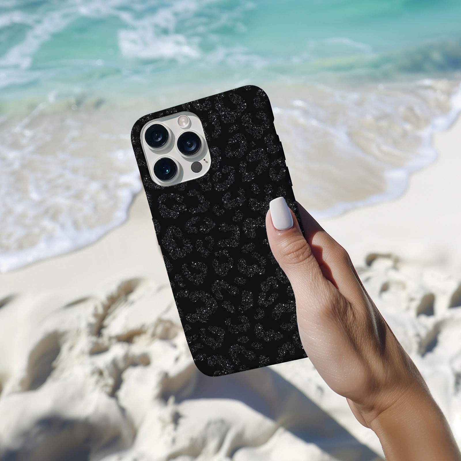 Sparkly Leopard Print Magsafe iPhone Case - Techy Treasures -  