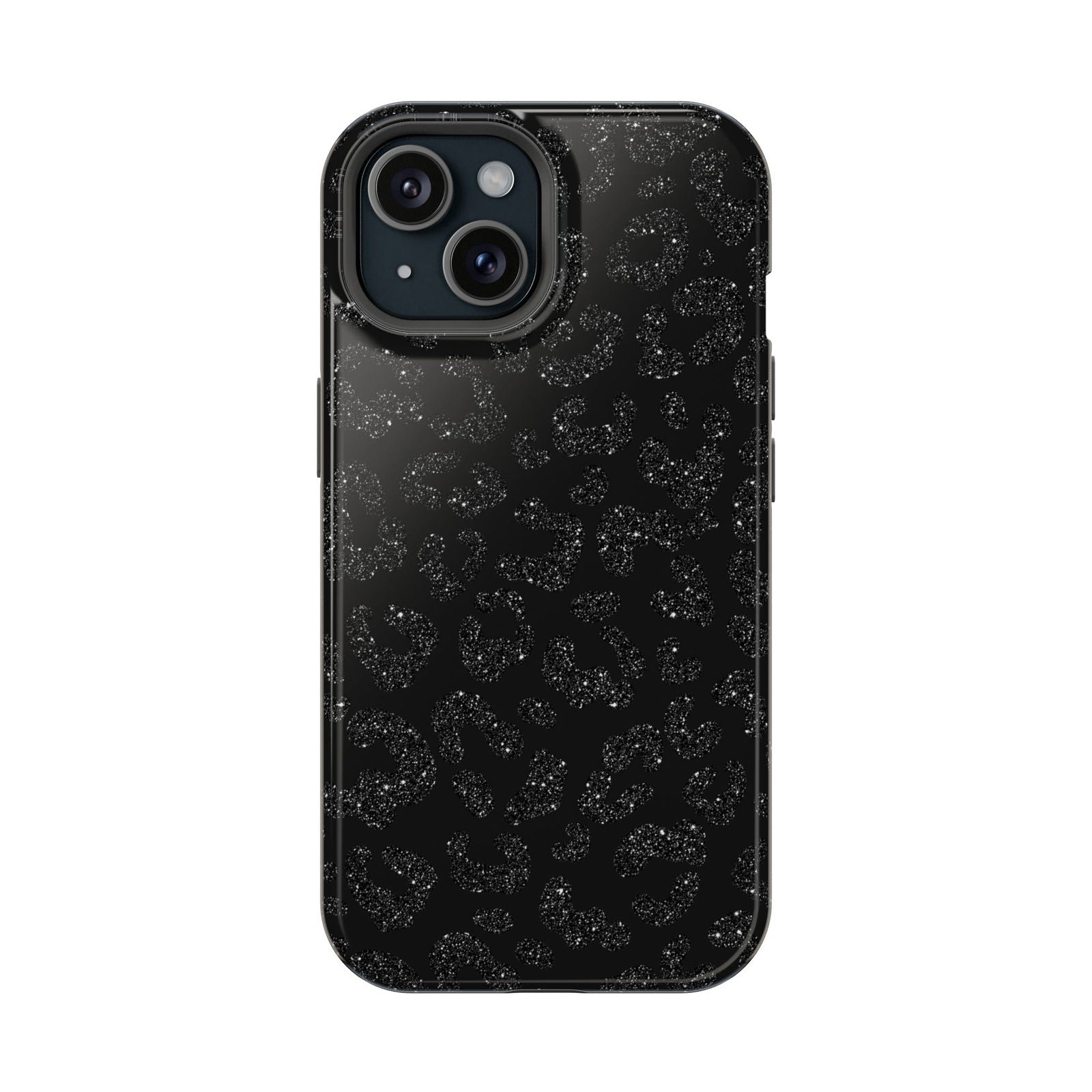 Sparkly Leopard Print Magsafe iPhone Case - Techy Treasures - Mobile Phone Cases 