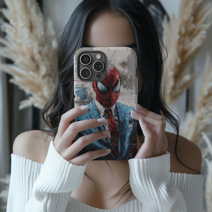 Spider-Man Web-Slinger Protective Magsafe Tough Phone Case - Techy Treasures -  