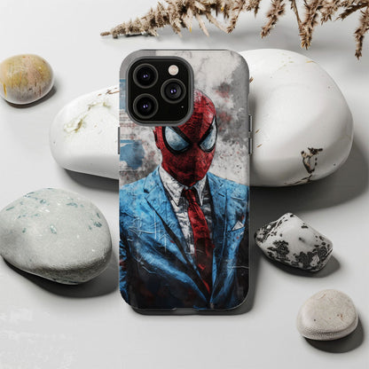 Spider-Man Web-Slinger Protective Magsafe Tough Phone Case - Techy Treasures -  