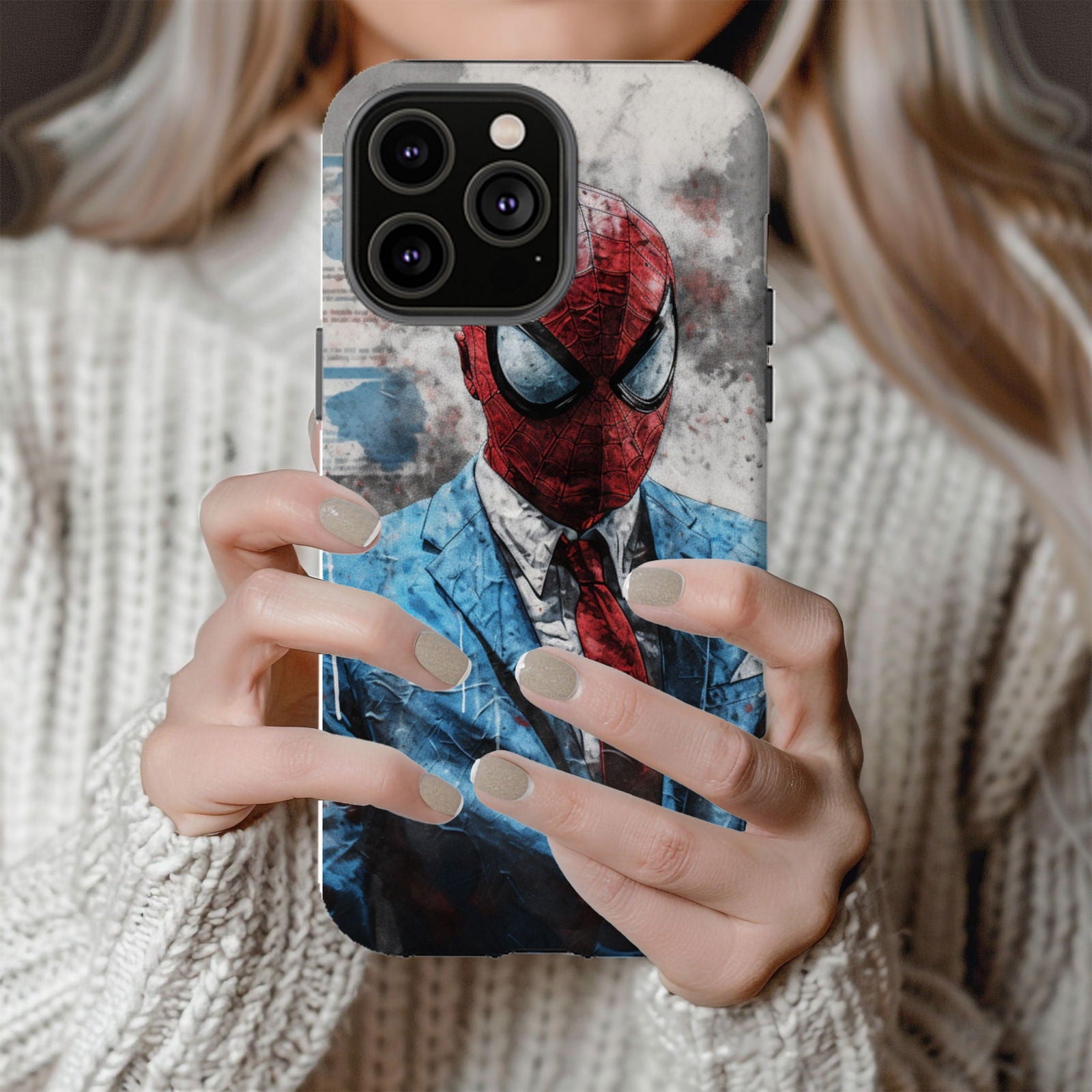 Spider-Man Web-Slinger Protective Magsafe Tough Phone Case - Techy Treasures -  