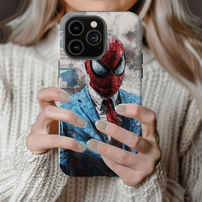 Spider-Man Web-Slinger Protective Magsafe Tough Phone Case - Techy Treasures -  