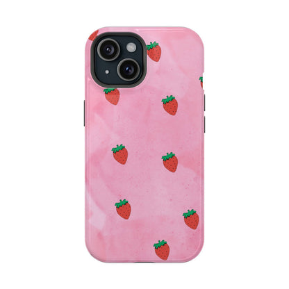 Strawberry Fields Forever Magsafe iPhone Case - Techy Treasures - Mobile Phone Cases 