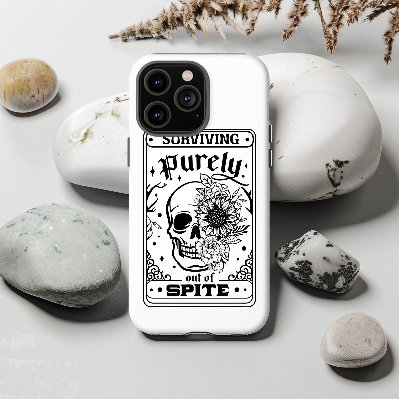 Surviving Purely Out Of Spite Tarot Magsafe iPhone Tough Case - Techy Treasures -  