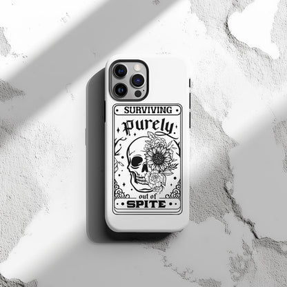 Surviving Purely Out Of Spite Tarot Magsafe iPhone Tough Case - Techy Treasures -  