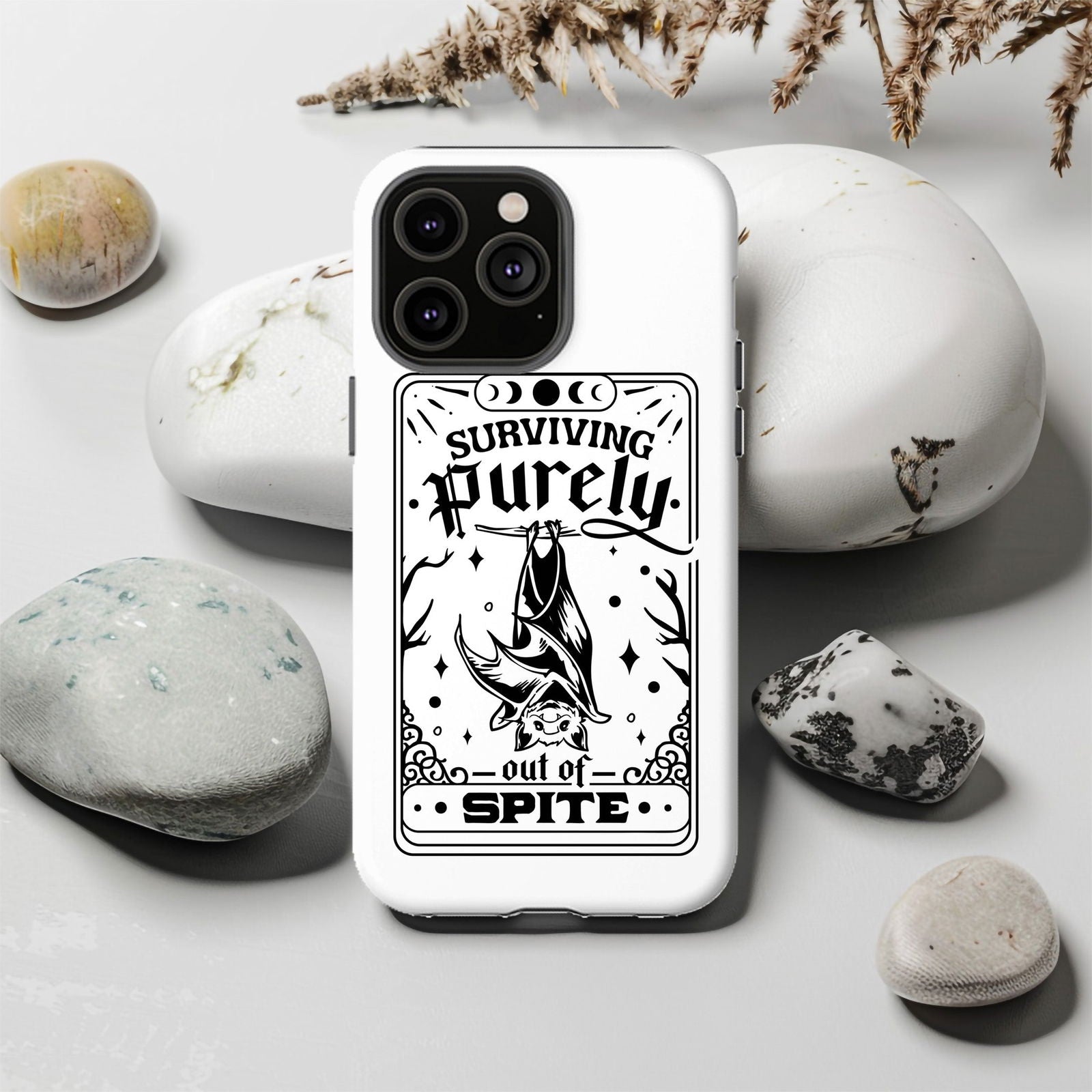 Surviving Purely Out Of Spite Tarot Magsafe iPhone Tough Case - Techy Treasures -  