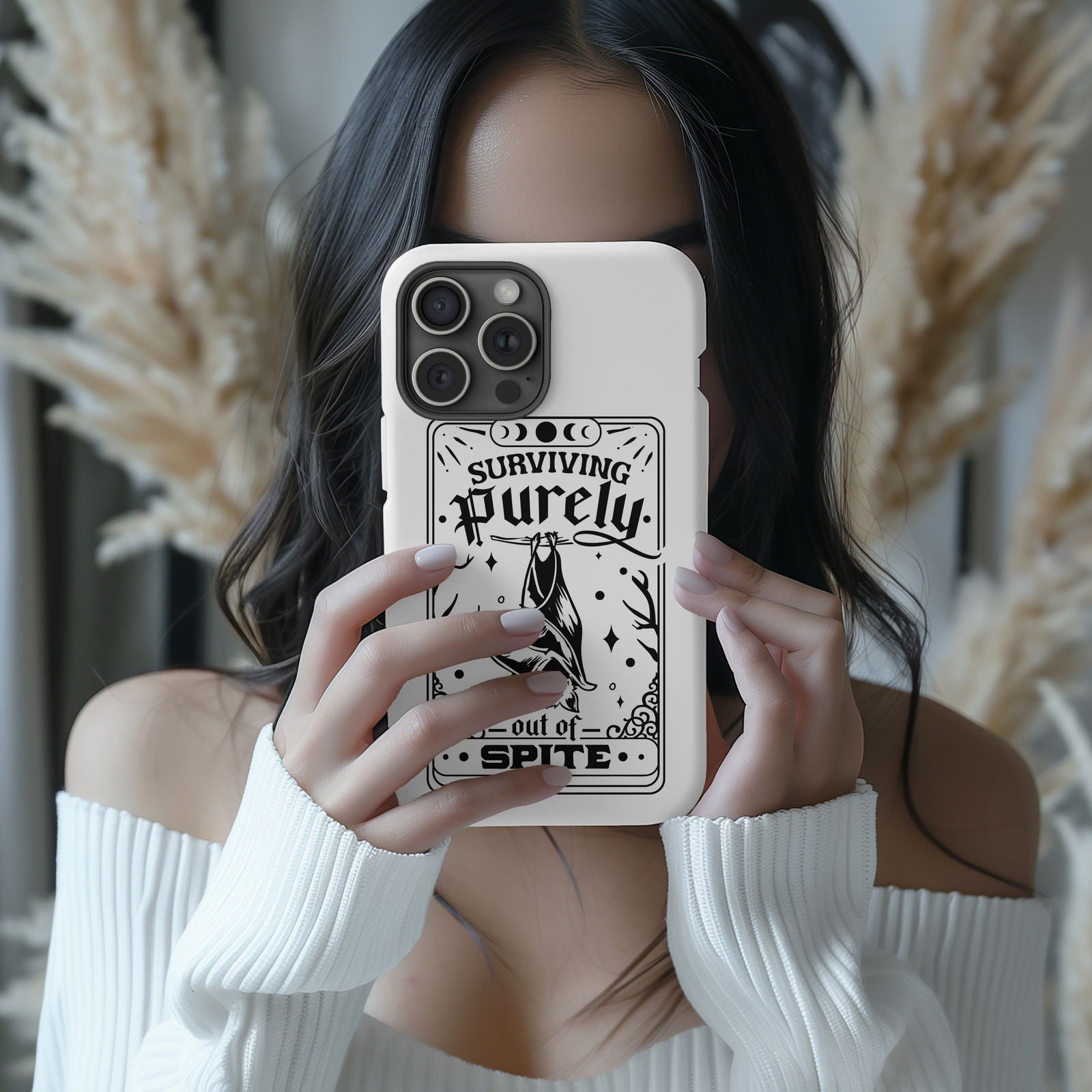 Surviving Purely Out Of Spite Tarot Magsafe iPhone Tough Case - Techy Treasures -  
