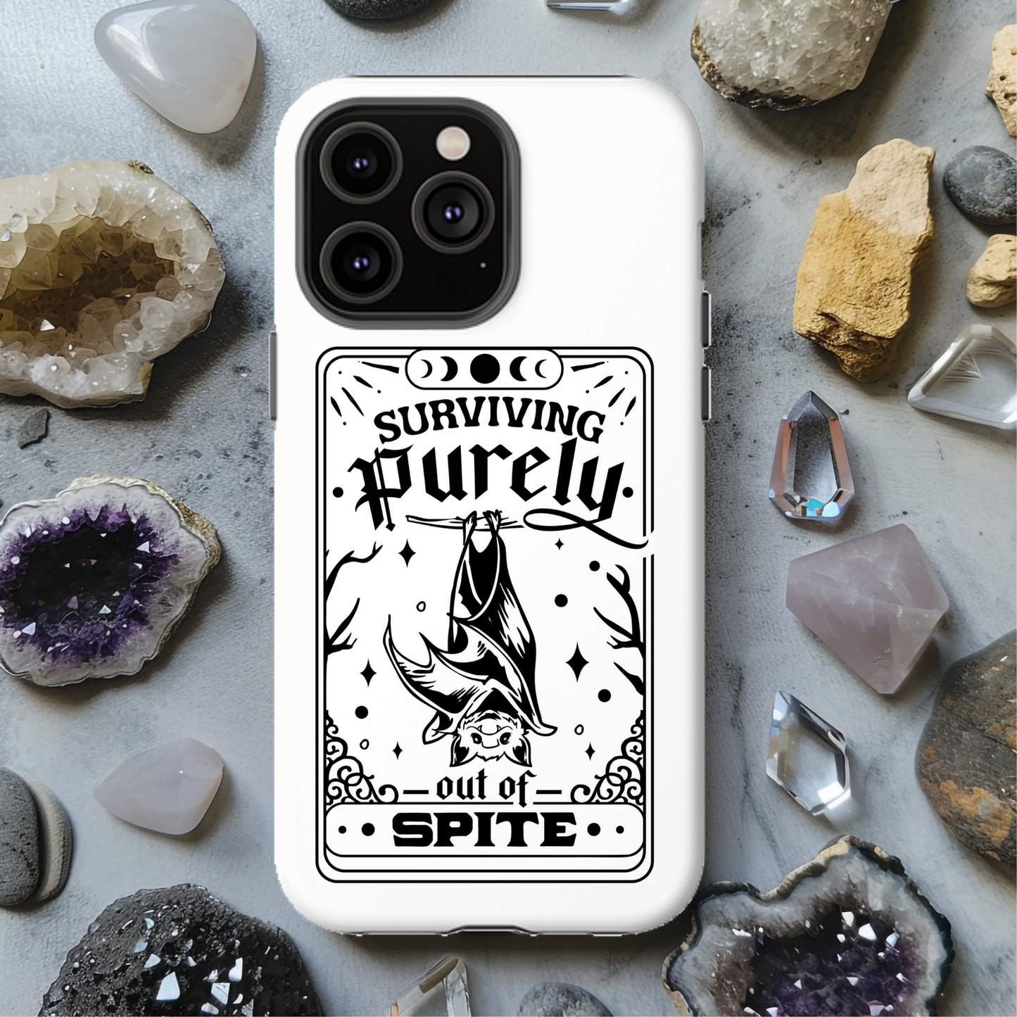 Surviving Purely Out Of Spite Tarot Magsafe iPhone Tough Case - Techy Treasures -  