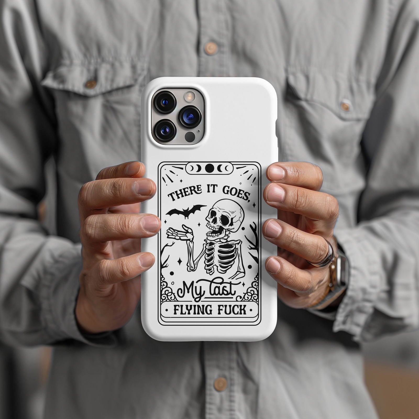 There It Goes, My Last Flying Fuck Tarot Magsafe iPhone Tough Case - Techy Treasures -  