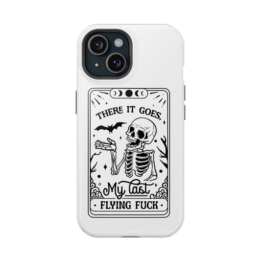 There It Goes, My Last Flying Fuck Tarot Magsafe iPhone Tough Case - Techy Treasures - Phone Case 