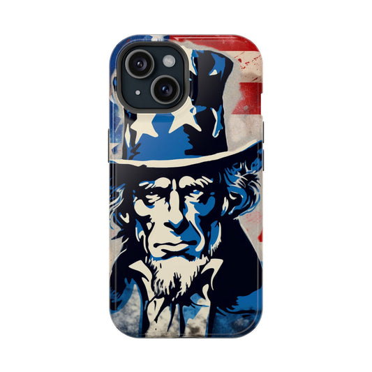 Uncle Sam Magsafe iPhone Tough Case - Techy Treasures - Phone Case 