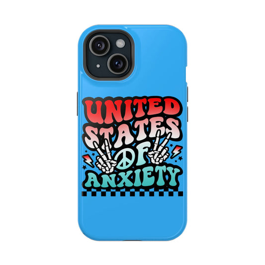 United States of Anxiety Magsafe iPhone Tough Case - Techy Treasures - Phone Case 