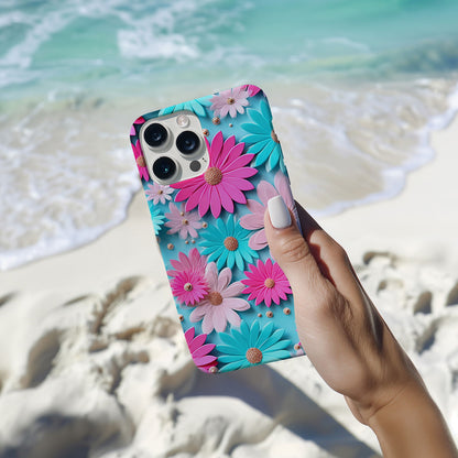 Vibrant 3D Floral iPhone Case Magsafe iPhone Case - Artistic & Colorful Protection for Your Device - Techy Treasures -  