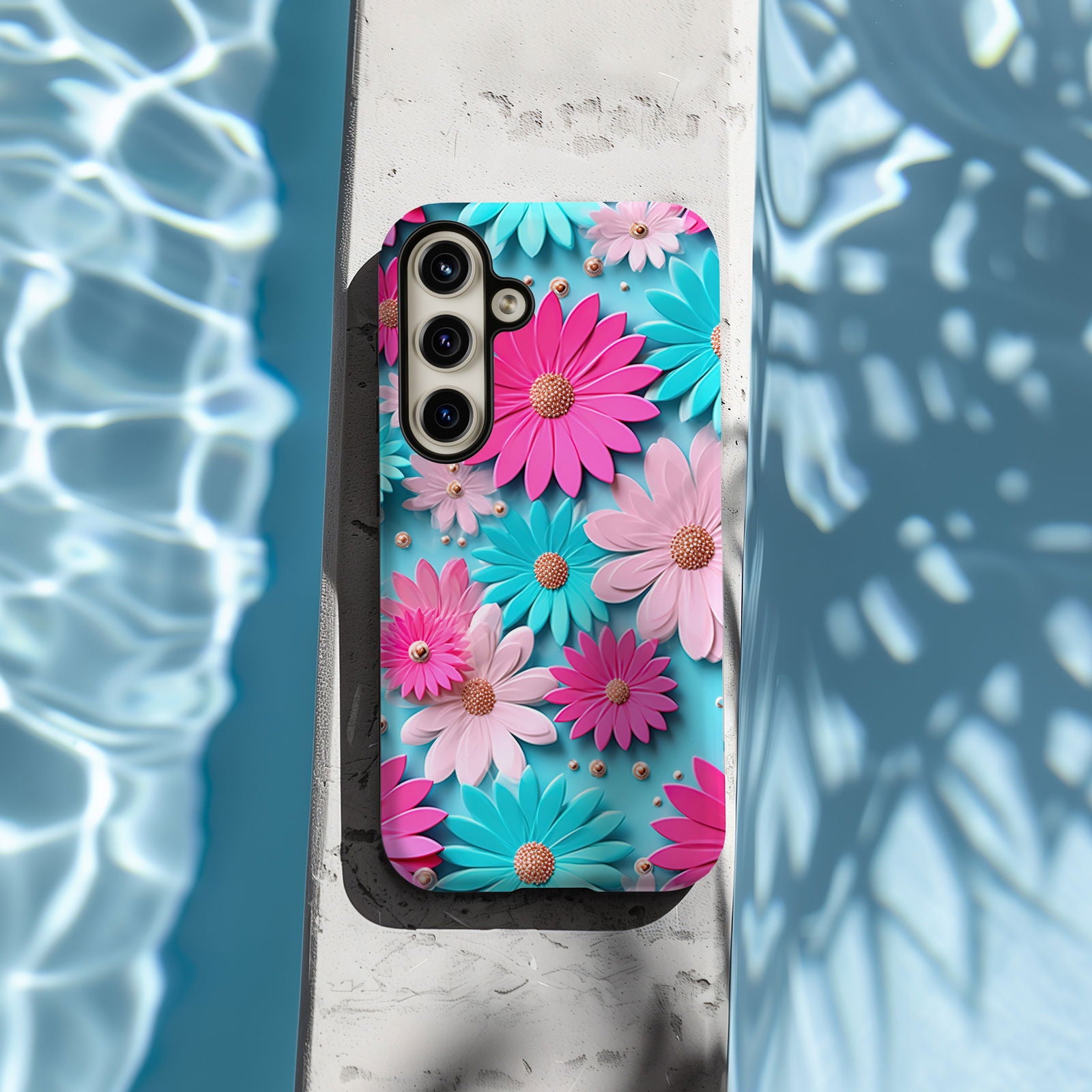 Vibrant 3D Floral iPhone Case Magsafe iPhone Case - Artistic & Colorful Protection for Your Device - Techy Treasures -  