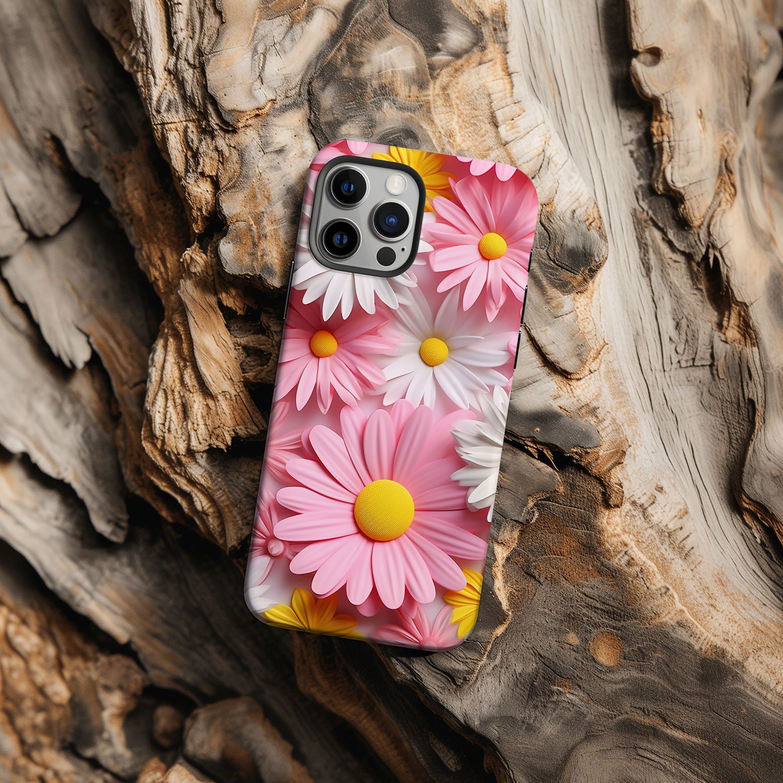 Vibrant 3D Floral iPhone Case Magsafe iPhone Case - Artistic & Colorful Protection for Your Device - Techy Treasures -  