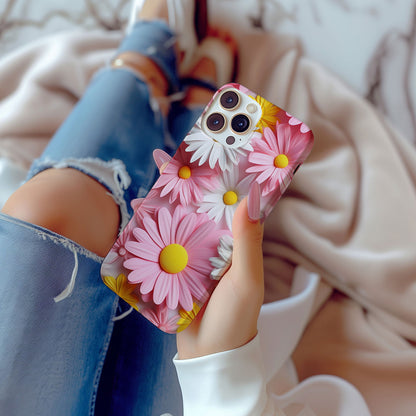 Vibrant 3D Floral iPhone Case Magsafe iPhone Case - Artistic & Colorful Protection for Your Device - Techy Treasures -  