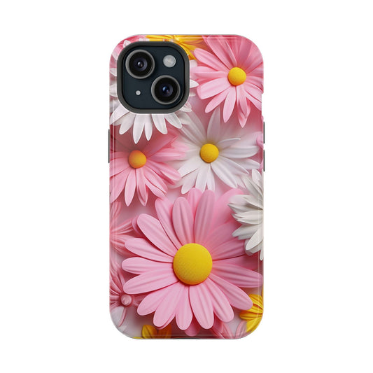 Vibrant 3D Floral iPhone Case Magsafe iPhone Case - Artistic & Colorful Protection for Your Device - Techy Treasures - Mobile Phone Cases 