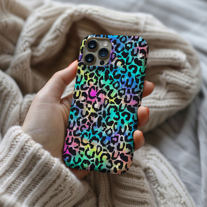 Vibrant Multi-Colored Leopard Print Magsafe iPhone Case - Techy Treasures -  