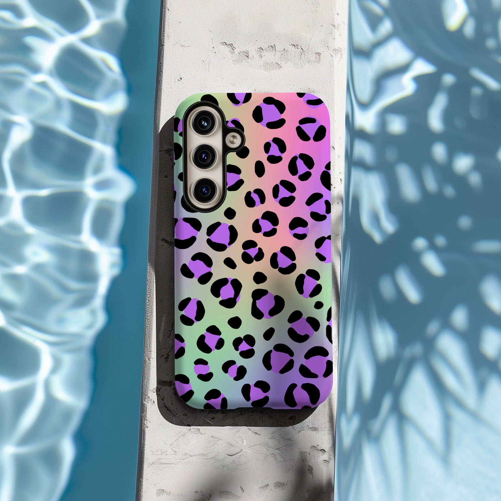 Vibrant Multi-Colored Leopard Print Magsafe iPhone Case - Techy Treasures -  