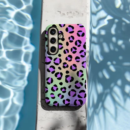 Vibrant Multi-Colored Leopard Print Magsafe iPhone Case - Techy Treasures -  