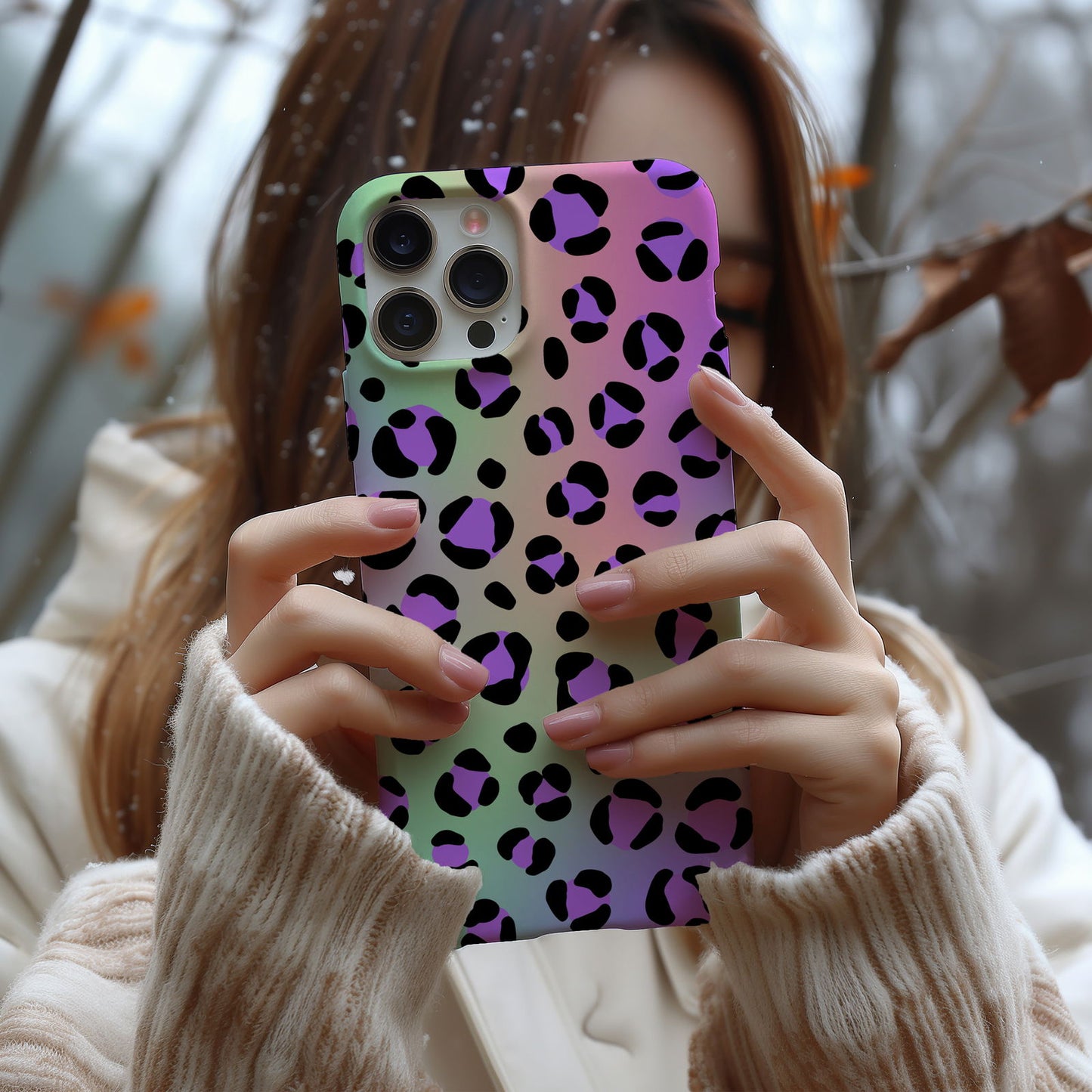 Vibrant Multi-Colored Leopard Print Magsafe iPhone Case - Techy Treasures -  