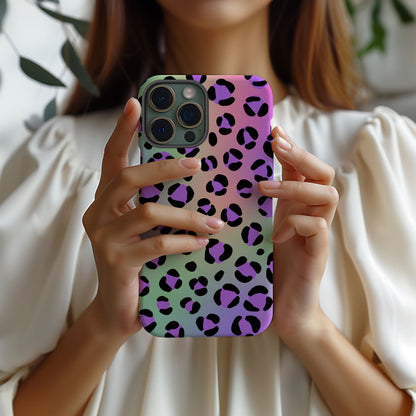 Vibrant Multi-Colored Leopard Print Magsafe iPhone Case - Techy Treasures -  