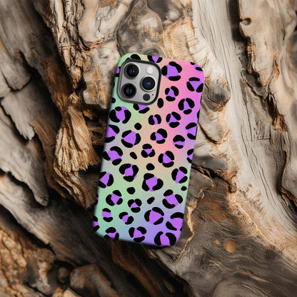 Vibrant Multi-Colored Leopard Print Magsafe iPhone Case - Techy Treasures -  
