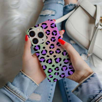 Vibrant Multi-Colored Leopard Print Magsafe iPhone Case - Techy Treasures -  