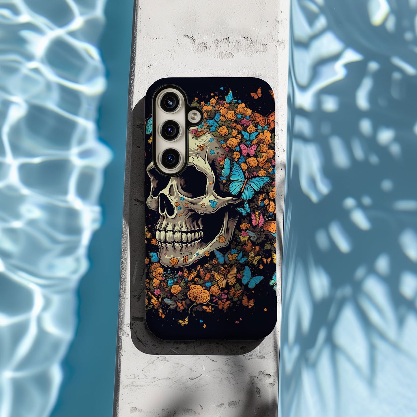 Vibrant Skull Design MagSafe iPhone Case - Techy Treasures -  