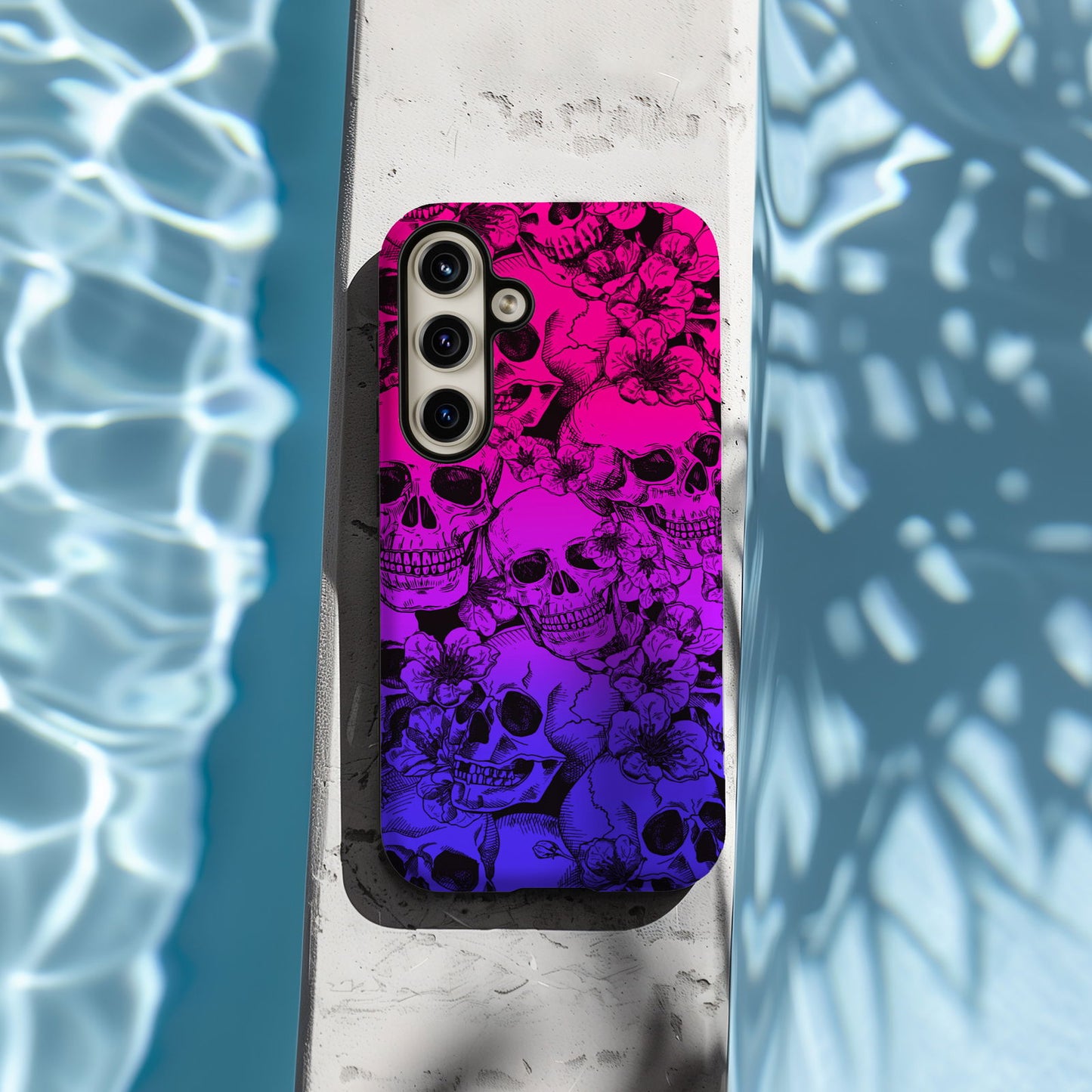 Vibrant Skull Design MagSafe iPhone Case - Techy Treasures -  