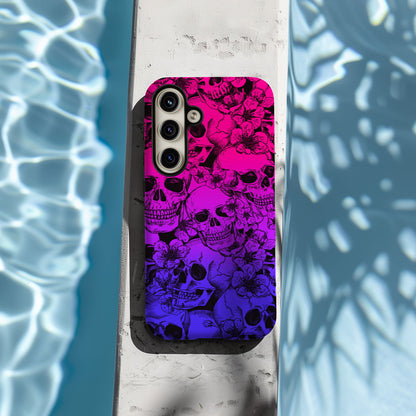 Vibrant Skull Design MagSafe iPhone Case - Techy Treasures -  