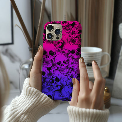 Vibrant Skull Design MagSafe iPhone Case - Techy Treasures -  