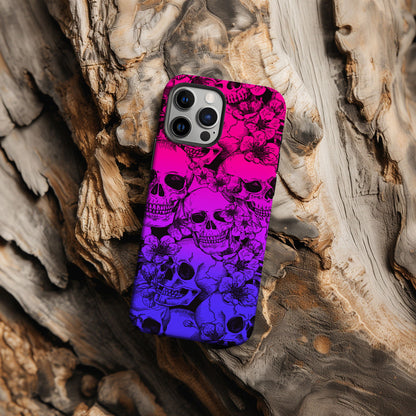 Vibrant Skull Design MagSafe iPhone Case - Techy Treasures -  