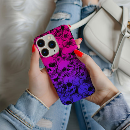 Vibrant Skull Design MagSafe iPhone Case - Techy Treasures -  
