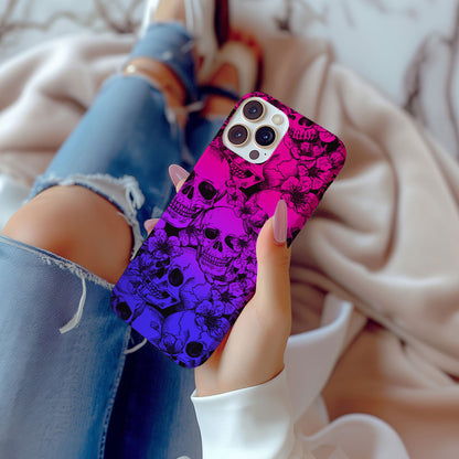 Vibrant Skull Design MagSafe iPhone Case - Techy Treasures -  