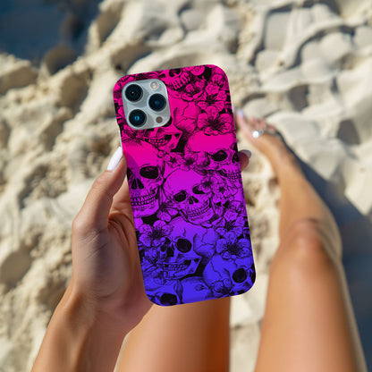 Vibrant Skull Design MagSafe iPhone Case - Techy Treasures -  