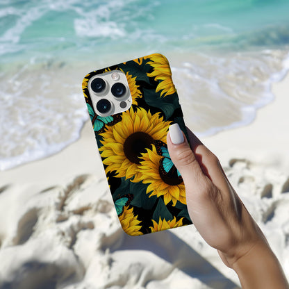 Vibrant Sunflower iPhone Case Magsafe iPhone Case - Artistic & Colorful Protection for Your Device - Techy Treasures -  