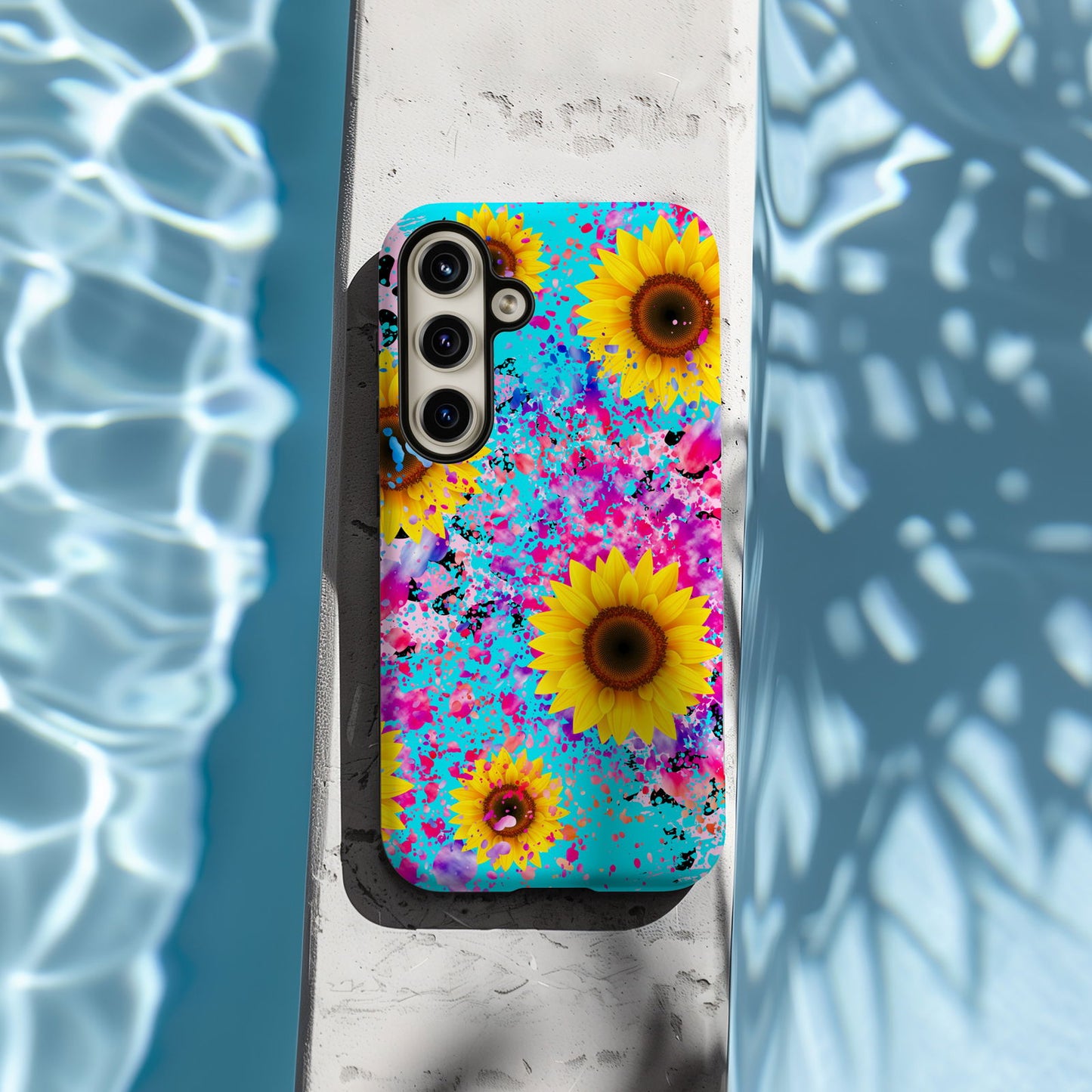 Vibrant Sunflower iPhone Case Magsafe iPhone Case - Artistic & Colorful Protection for Your Device - Techy Treasures -  