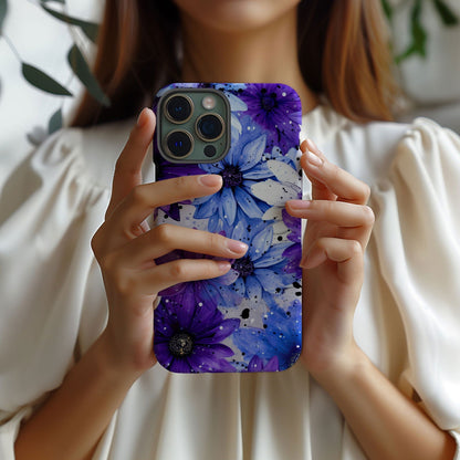 Vibrant Watercolor Floral iPhone Case Magnetic iPhone Case - Artistic & Colorful Protection for Your Device - Techy Treasures -  