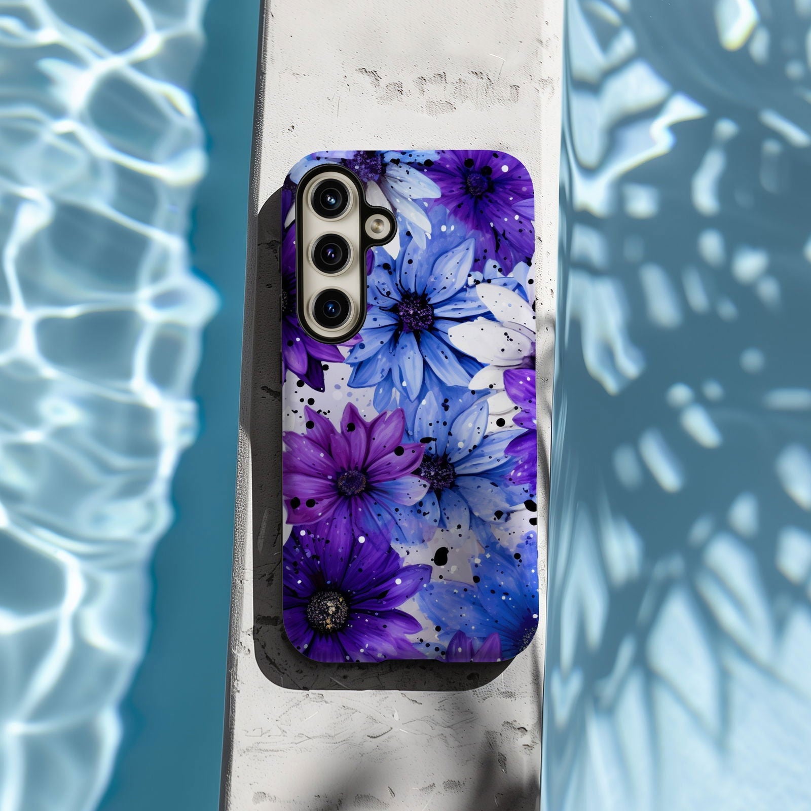 Vibrant Watercolor Floral iPhone Case Magnetic iPhone Case - Artistic & Colorful Protection for Your Device - Techy Treasures -  