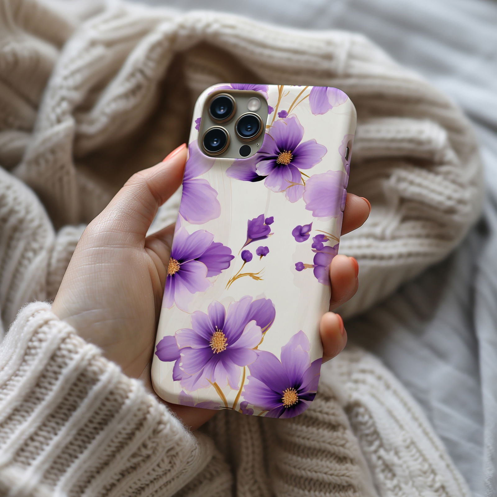 Vibrant Watercolor Floral iPhone Case Magsafe iPhone Case - Artistic & Colorful Protection for Your Device - Techy Treasures -  
