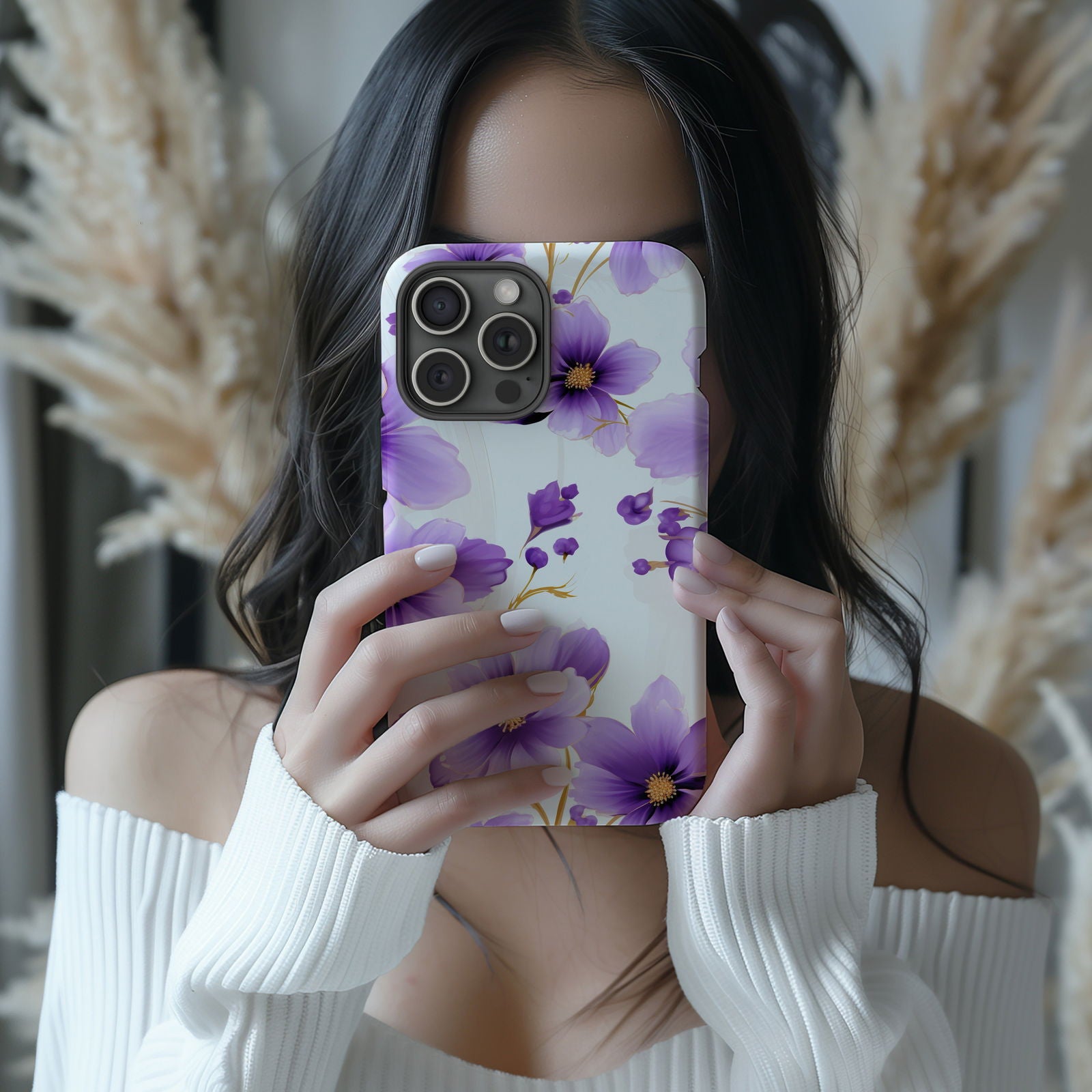 Vibrant Watercolor Floral iPhone Case Magsafe iPhone Case - Artistic & Colorful Protection for Your Device - Techy Treasures -  