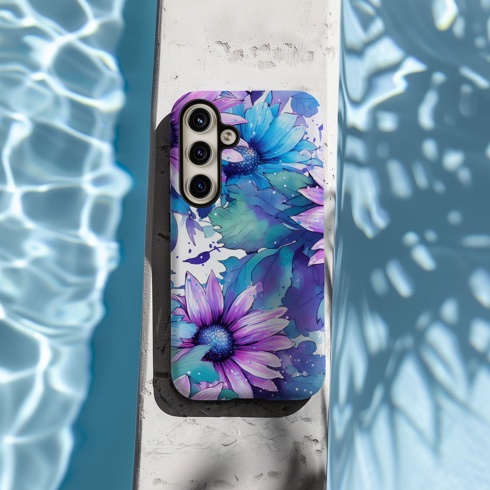 Vibrant Watercolor Floral iPhone Case Magsafe iPhone Case - Artistic & Colorful Protection for Your Device - Techy Treasures -  