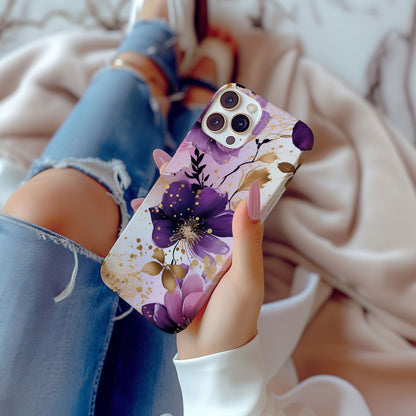 Vibrant Watercolor Floral iPhone Case Magsafe iPhone Case - Artistic & Colorful Protection for Your Device - Techy Treasures -  