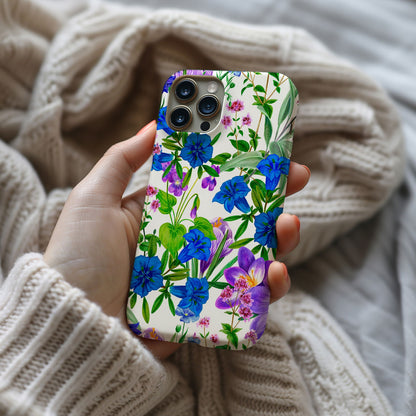 Vibrant Watercolor Floral iPhone Case Magsafe iPhone Case - Artistic & Colorful Protection for Your Device - Techy Treasures -  