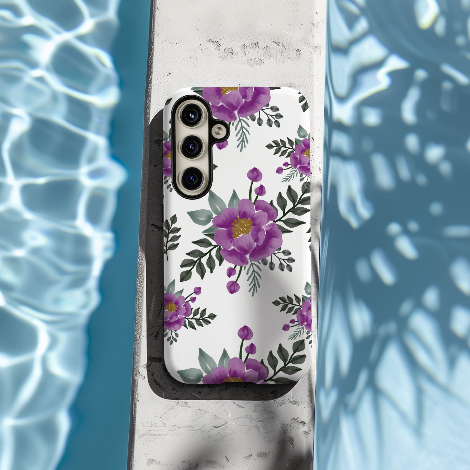 Vibrant Watercolor Floral iPhone Case Magsafe iPhone Case - Artistic & Colorful Protection for Your Device - Techy Treasures -  