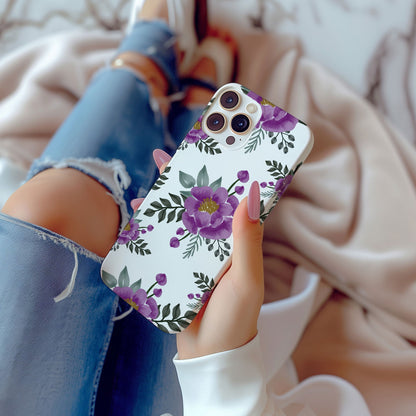 Vibrant Watercolor Floral iPhone Case Magsafe iPhone Case - Artistic & Colorful Protection for Your Device - Techy Treasures -  