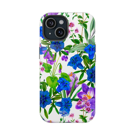 Vibrant Watercolor Floral iPhone Case Magsafe iPhone Case - Artistic & Colorful Protection for Your Device - Techy Treasures - Mobile Phone Cases 